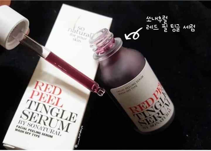 Peel đã ko bong tróc red feel tingel serum 51k /tuýp 35ml