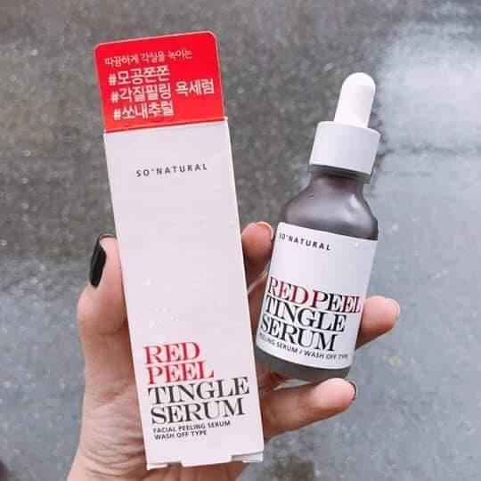 Peel đã ko bong tróc red feel tingel serum 51k /tuýp 35ml