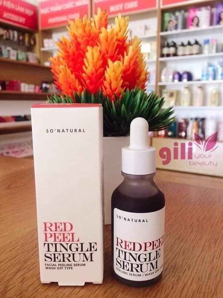 Peel đã ko bong tróc red feel tingel serum 51k /tuýp 35ml