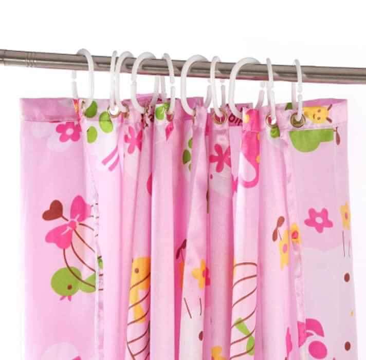 Màn Treo Nhà Tắm Satin ( 1m8x2m) Mẫu kitty + bướm Giá 110k