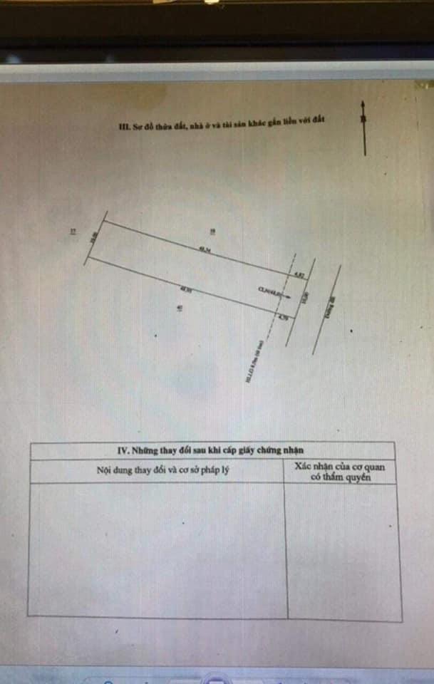 Bán 10x43x100tc. Ấp 2 thành tâm sau lưng bessco.