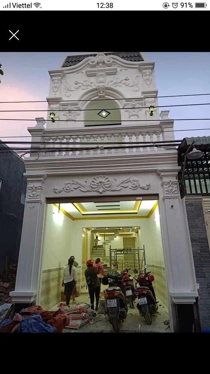 Bán nhà Diện tích đất : 4m*16m thổ cư 50m,Giá chính chủ : 2 tỷ 450 TL diện tích xây dựng 100m2.