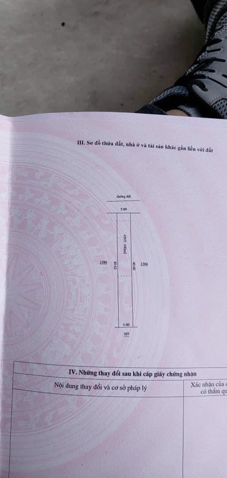 Bán đất ấp 4 Minh Hưng giá 520tr dt 5×40