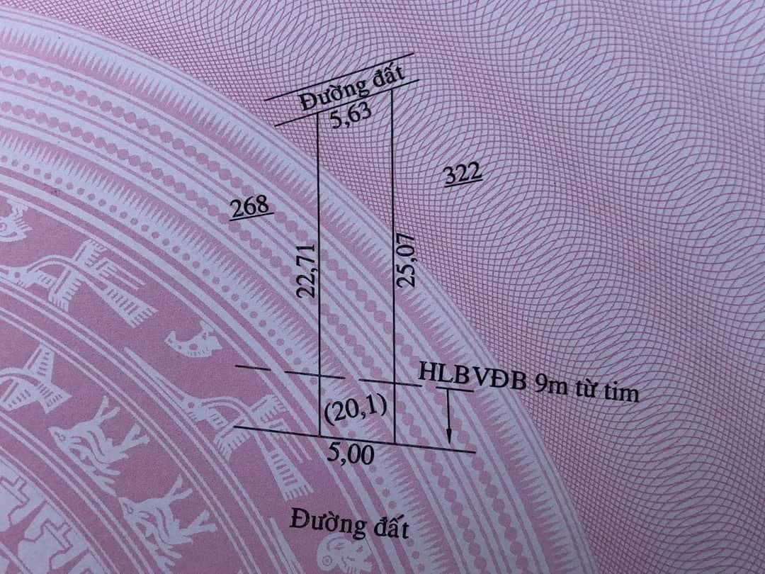 Chợ thanh Lương giá 370tr dt 25×6