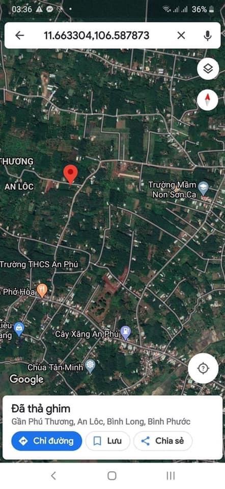 Bán đất bình long VI TRÍ THUỘC_ BÌNH  AN_ AN LỘC giá 650tr dt 6×31