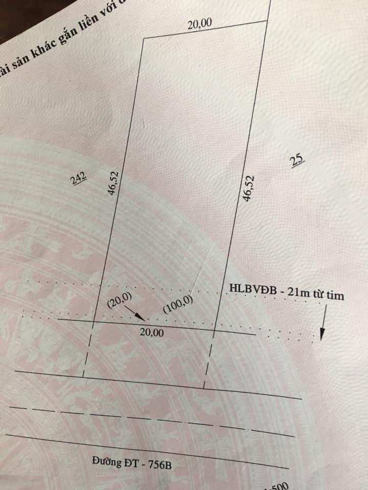 Bán đất ấp xa Lách Tân Quan giá 95tr/m dt 47×20