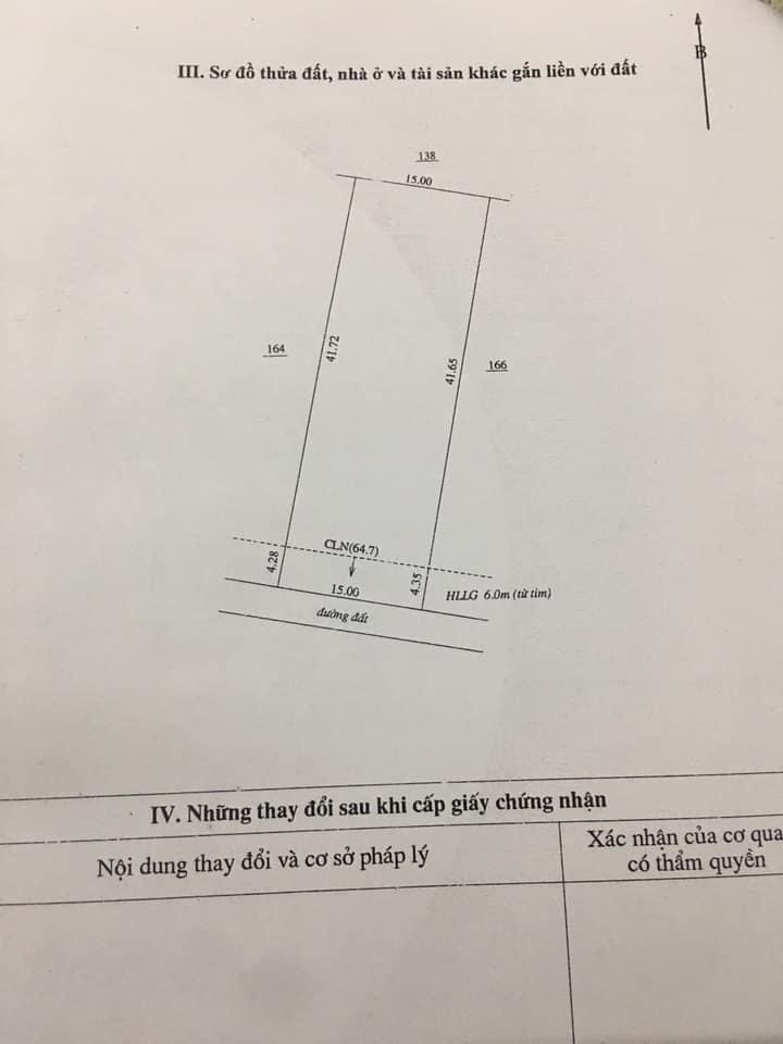 Bán đất Ấp 4 Minh Hưng giá 1ty020 dt 15×45