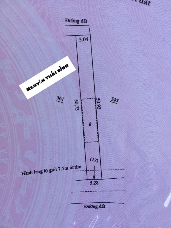 Cần bán căn nhà c4 thuộc thị trấn Thanh Bình dt 5x50x40tc giá 380tr
