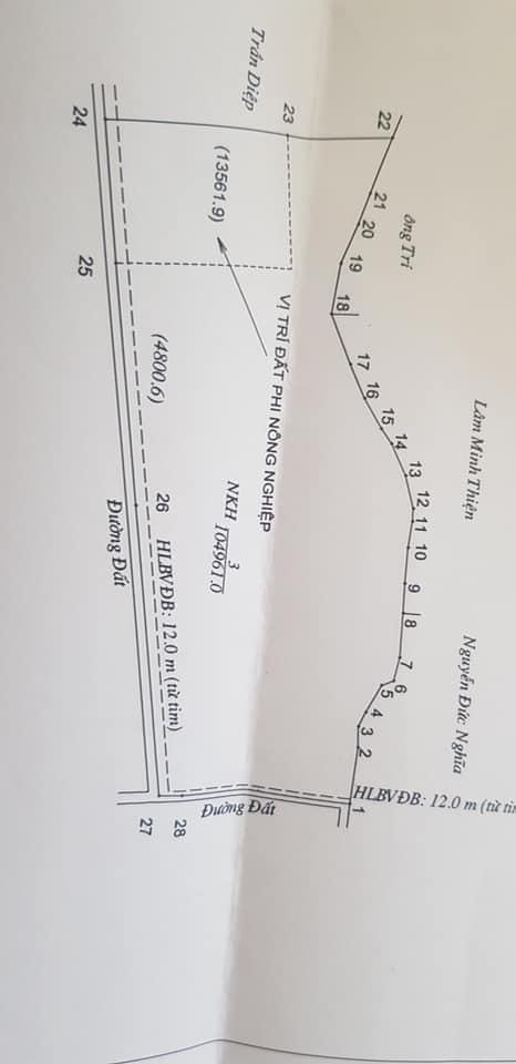 Bán 10ha đất thanh lương thích hợp trang trại phân lô giá 10 tỉ