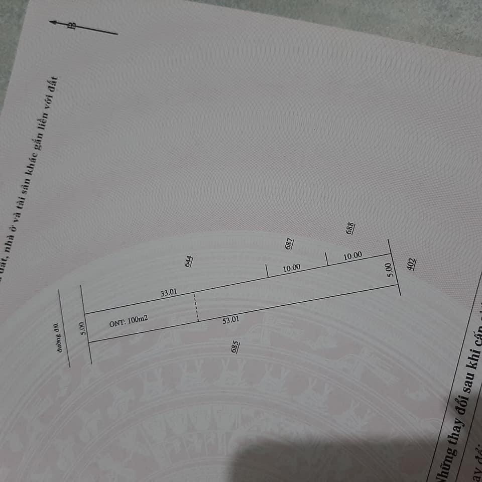 Bán đất ấp 6 Minh Hưng giá 460tr dt 5×53
