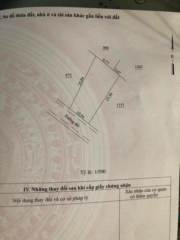 Bán đất Hình Long ngay nhựa Lê Văn Tám giá 90tr/m dt 26×11