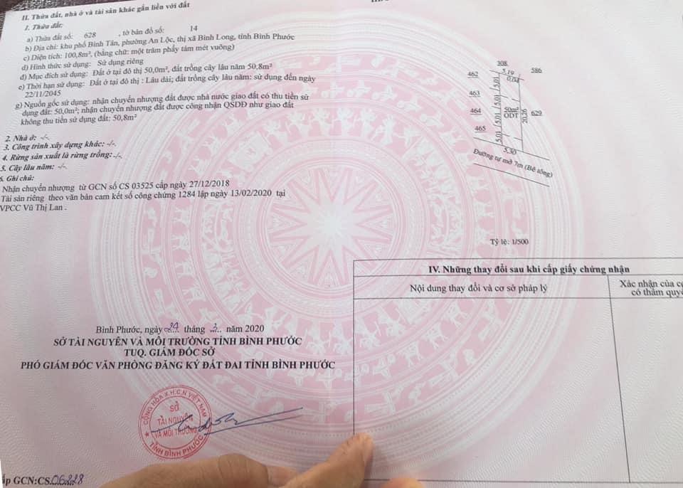 Bán nhà kp bình Tân  – bình Long giá  340tr dt 5×20
