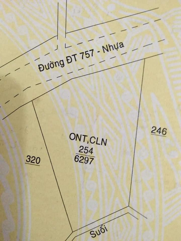 Bán lô đất mặt nhựa dt757 xã thanh an giá 20tr/m