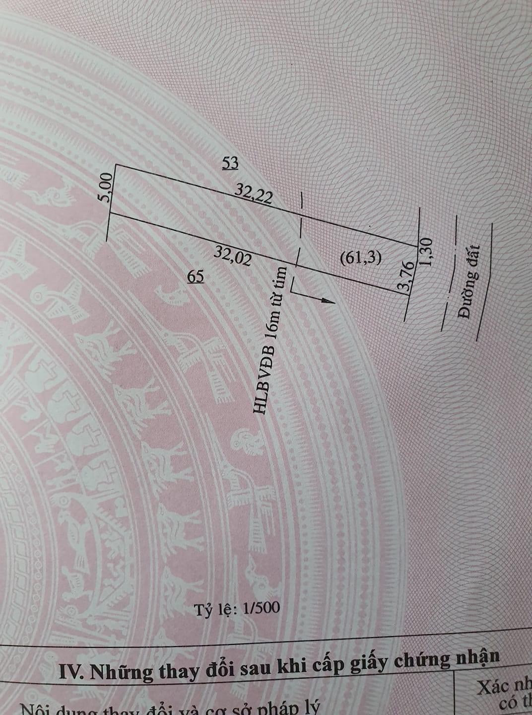 Bán đất An Lộc (Cách phan Bội châu 30m ) giá 770tr dt 5×32