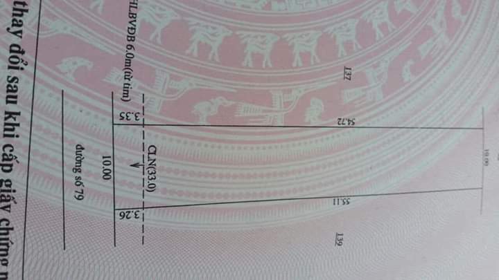 Bán đất ấp 2 xã minh hưng giá 1ty900 dt 10×55