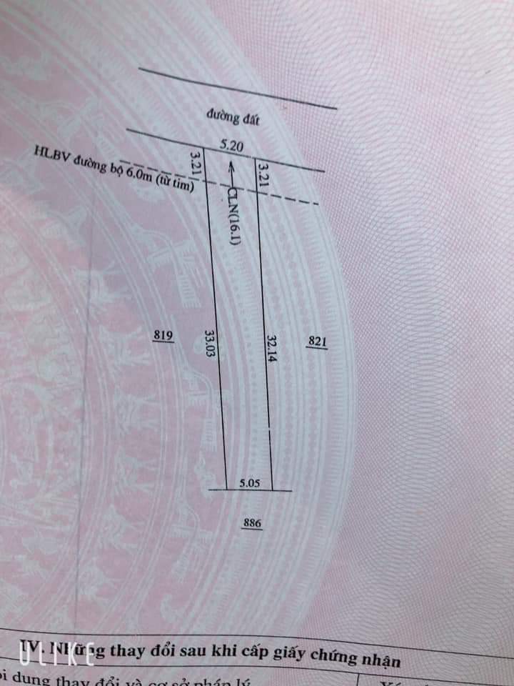 Bán đất minh hưng giá 620tr dt 5×36