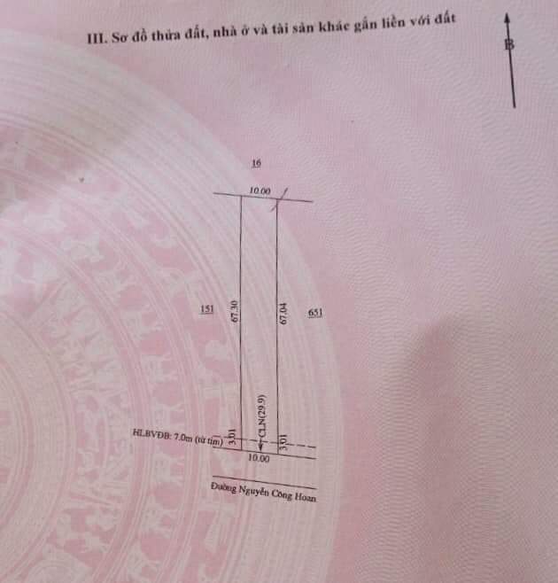 Bán đất ấp 2 Thị trấn chơn thành giá 1150tr dt 10×70