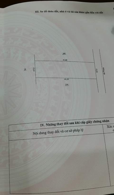 Bán đất ấp 4 xã minh hưng giá 1ty4 dt 12×41