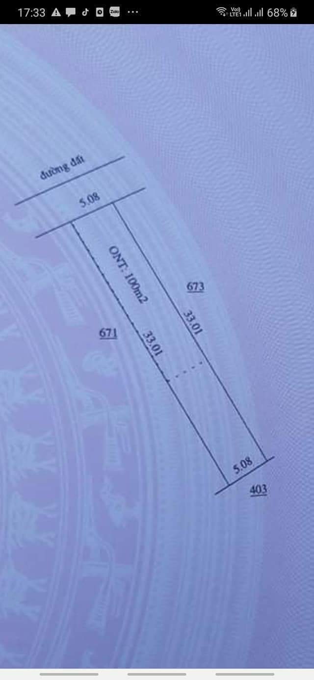 Bán đất ấp 6 minh hưng giá 450tr dt 5×33