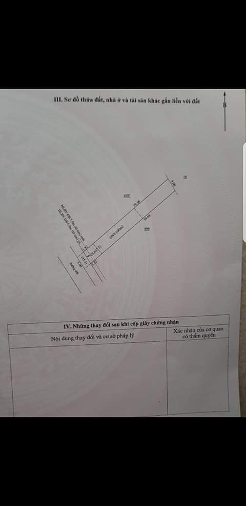 Bán đất ấp 1 xã minh thắng giá 400tr dt 203.4m2