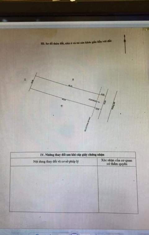 Bán đất ấp 2 xã Thành Tâm giá 1ty1 dt 10×43
