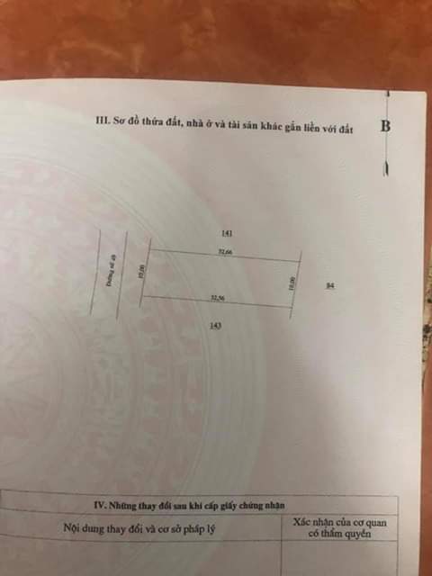 Bán đất ấp 4 xã Minh Long giá 800tr dt 10×32
