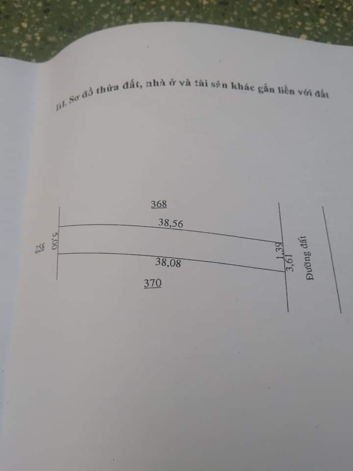 Bán đất khu phố Hưng Thịnh phường Hưng Chiến-BL giá 800tr dt 5×38