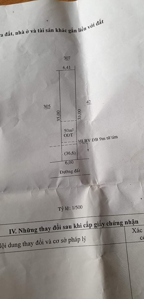 Bán đất khu phố Bình Tây phường Hưng Chiến-BL giá 470tr dt 6×35