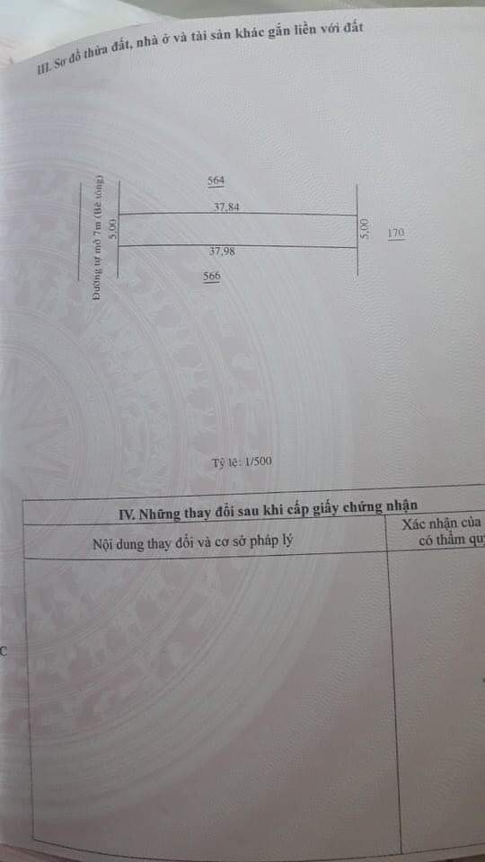 bán đất khu phố Bình Tân, phường An Lộc. dt 5×38. giá 385tr