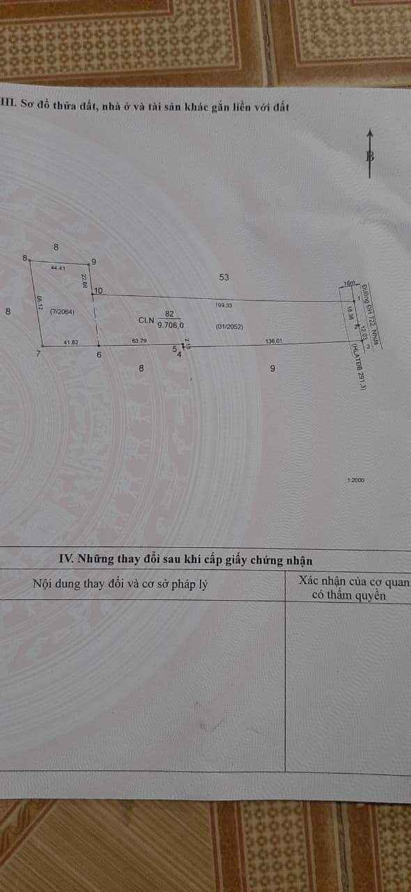 Bán đất đường nhựa minh thành giá 3tỷ50 Dt 16×99