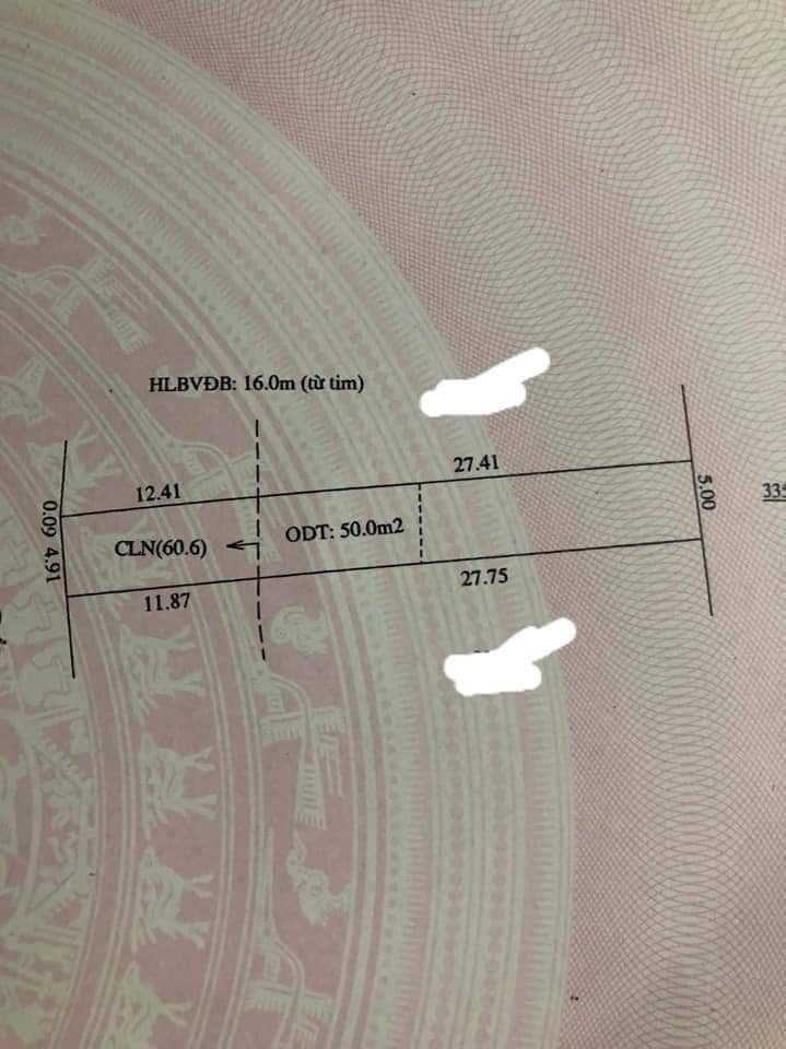 Bán đất thị trấn chơn thành giá 1tỷ020 dt 5×40