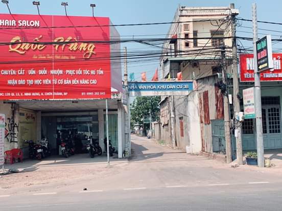 Bán đất ấp 3B, xã Minh Hưng- Chơn Thành. Dt 10× 43. Giá 1 tỷ 950