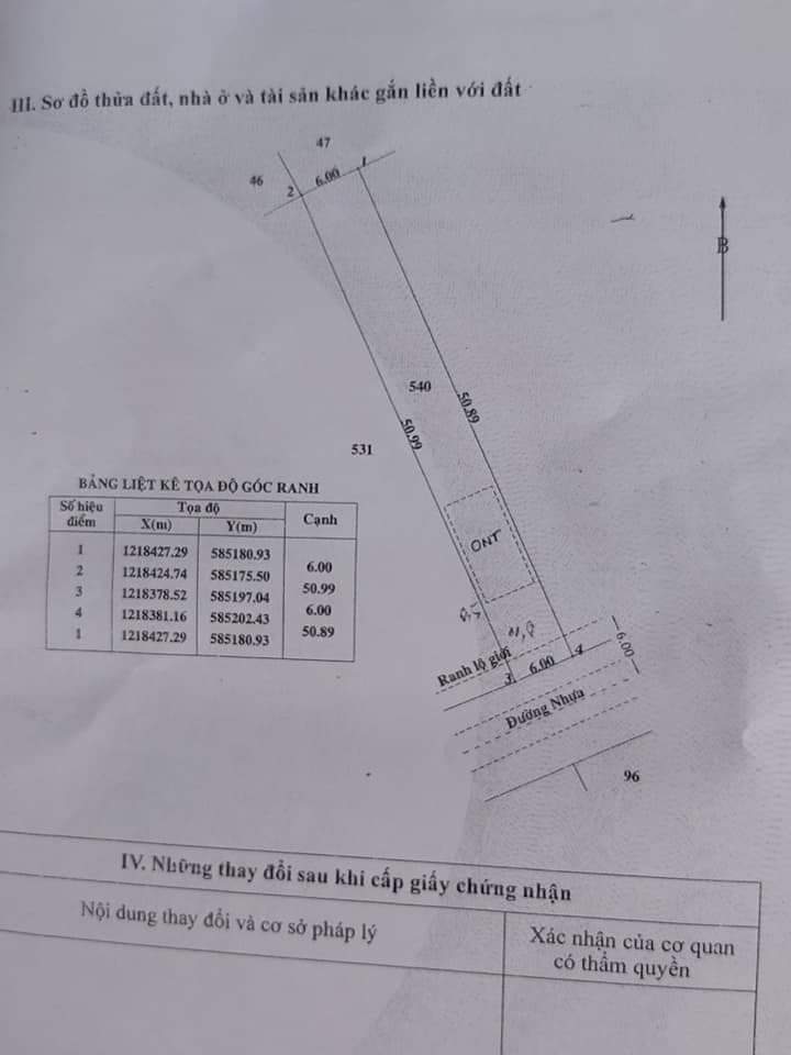 Bán đất phạm văn cội củ chi giá 2tỷ dt 6×50