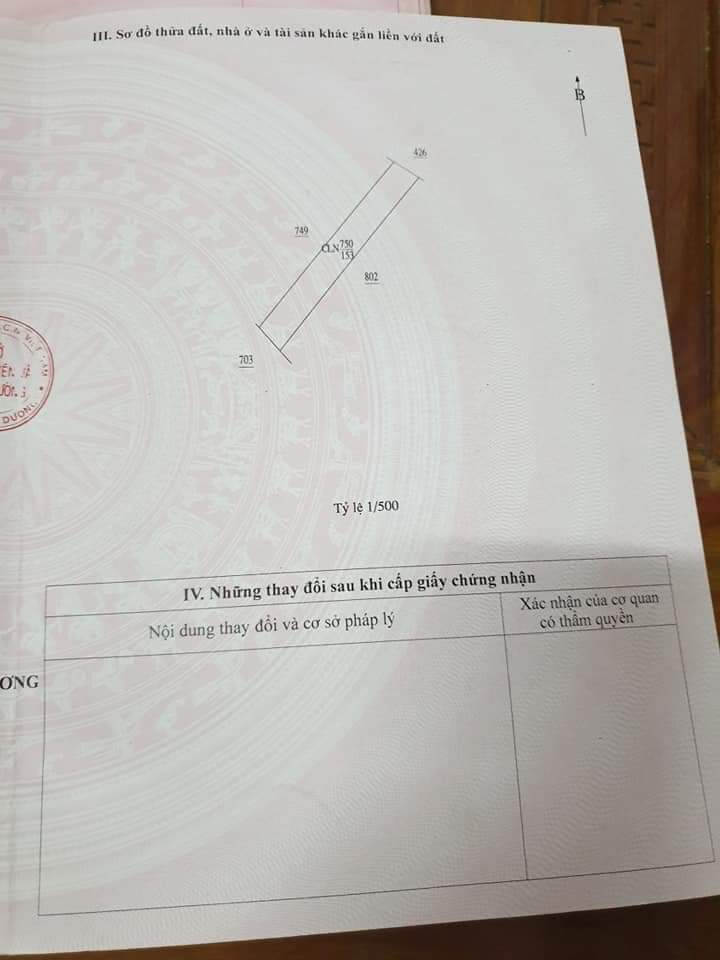 Bán đất uyên hưng giá 1.5tỷ dt 10×31