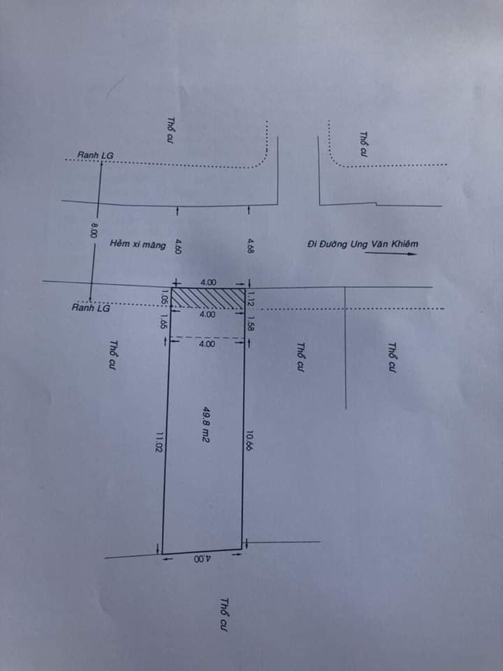 Bán nhà ung văn khiêm bình thạnh hcm giá 8.7ty dt 4×14