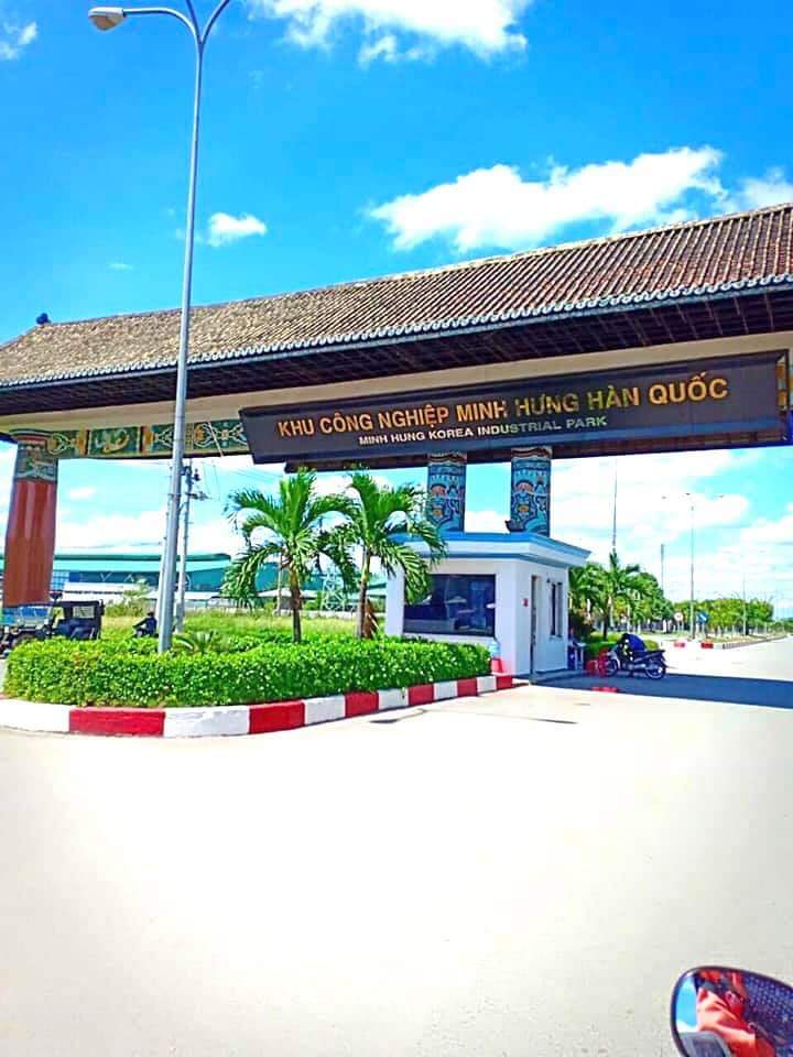 Bán đất kcn minh hưng hàn quốc giá 550tr dt 5×40
