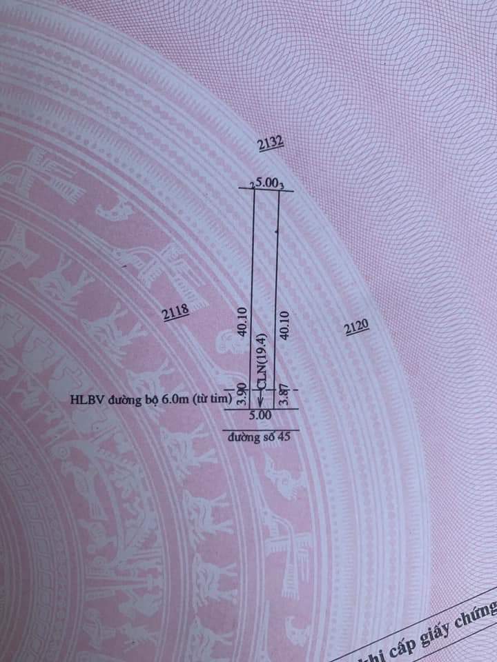 Bán đất kcn minh hưng giá 300tr dt 5×44