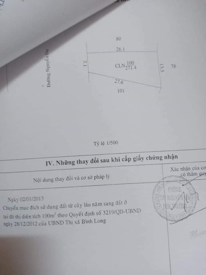 Bán đất phú xuân phường phú thịnh-BL giá 4.5ty dt 11×27
