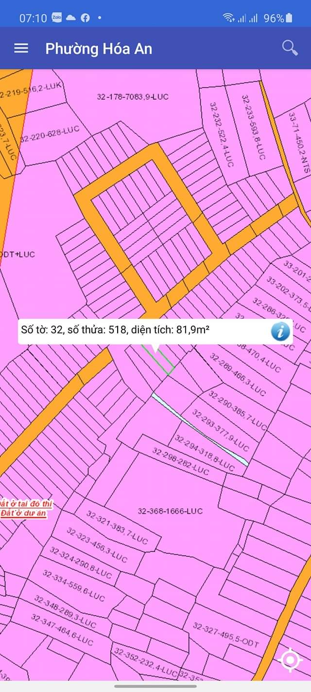 Bán đất hoá an biên hoà đn giá  1.4tỷ dt 4.03×20