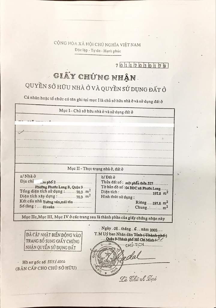 Bán dãy phòng trọ phước long b q9 giá 19tỷ dt 14.32×33.95