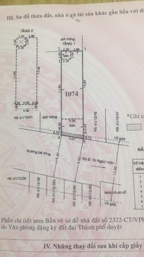 Bán nhà  phường Thạnh Xuân quận 12-tp HCM giá 4 tỷ dt 5×20