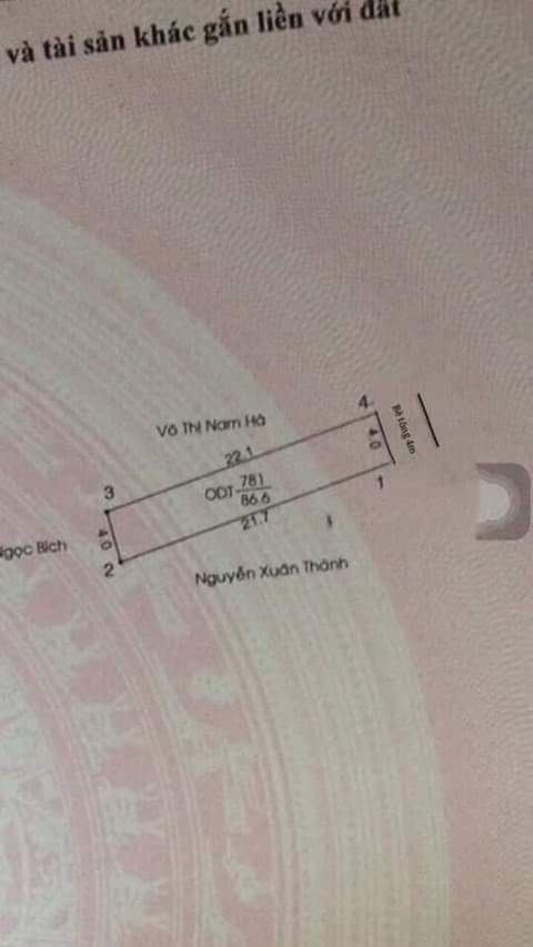 Bán đất phường chánh nghĩa-tp thủ dầu một-bd giá 1ty600tr dt 4×22