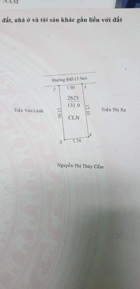 Bán đất phường Tân An-tp Thủ Dầu Một-BD giá 990tr dt 7,5×17