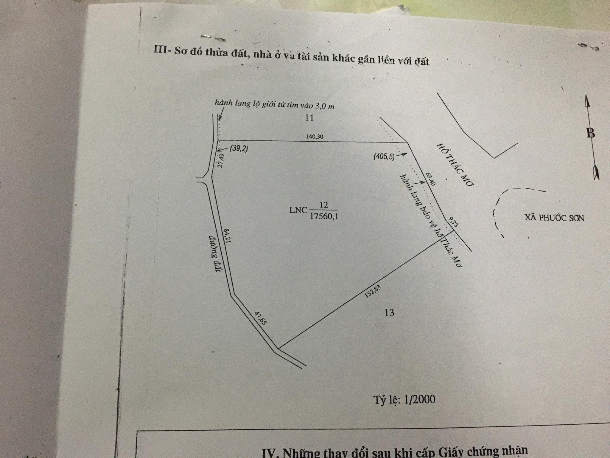 Bán 16560m2 đất trồng điều xen cà phê ấp 5 Đức Liễu giá 800tr