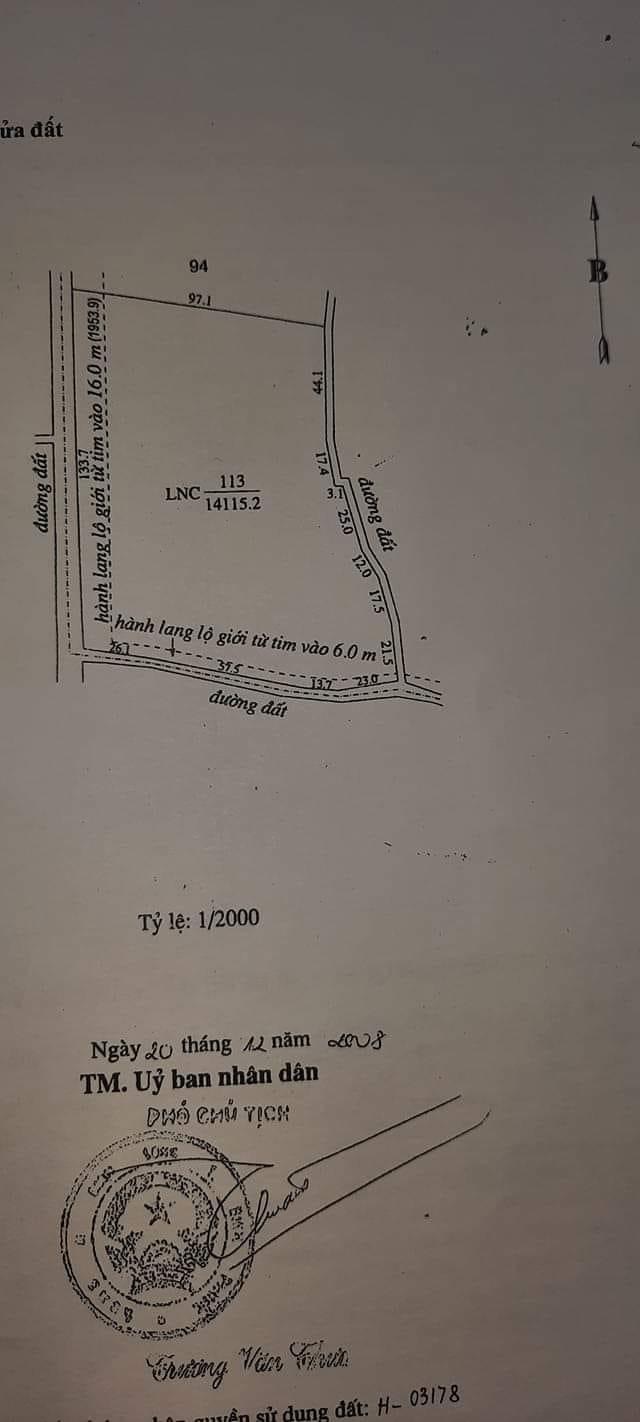 An khương 1,4ha 3mt đường giá 3,3 tỉ