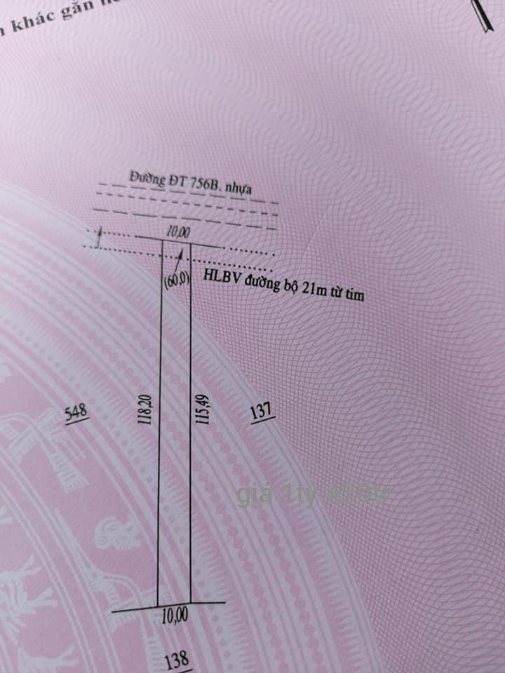Bán 10*115*100tc nhựa đt756 tân khai giá 1ti450tr