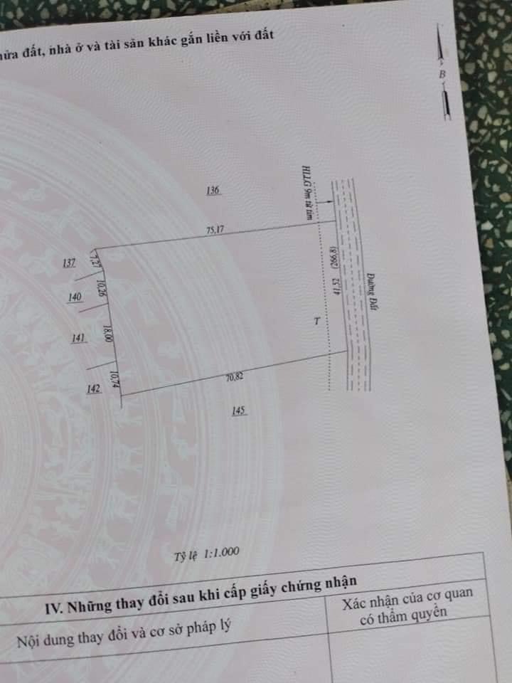 Bán 41*70 ngay ngã 3 đường thông minh tâm giá 670tr