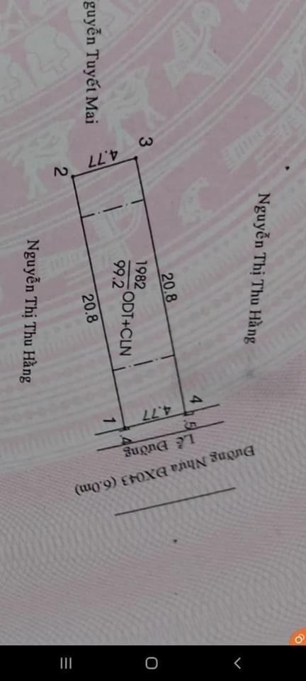 Bán nhà phường phú mỹ-tp thủ dầu một-bd giá 3ty490trieu dt 4×20 thổ cư 60m