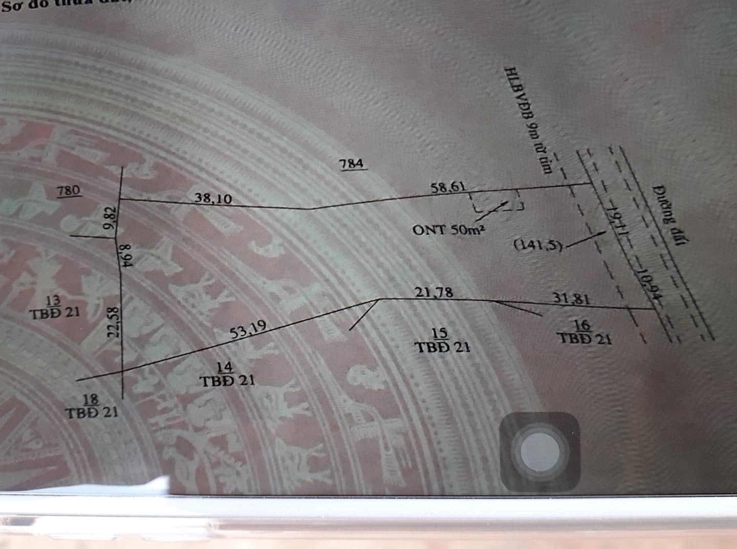 Bán đất gần mầm non Thanh Lương giá 2ty3