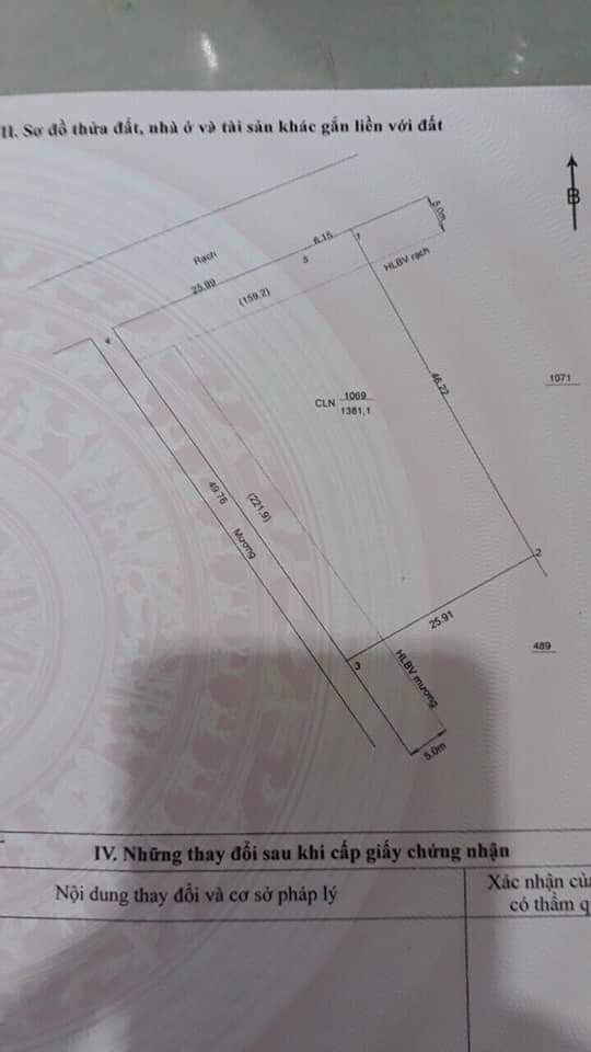 Bán đất phú an bến cát giá 750tr dt 25×46